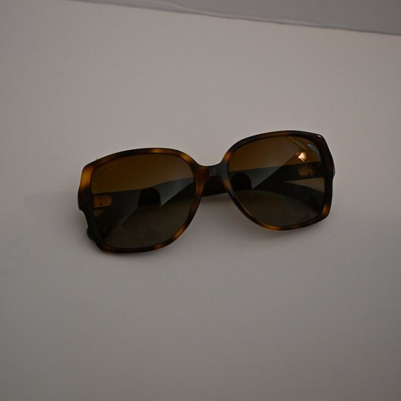 CHANEL Brown Sunglasses with Braided Arms - Picture 3 of 5